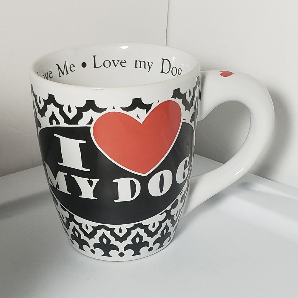 I Love My Dog Coffee Cup